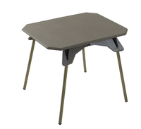 Table portable pliante à double usage pour le camping en plein air, pour la randonnée, en alliage d'aluminium, Table à manger à ouverture rapide pour le bureau en ABS