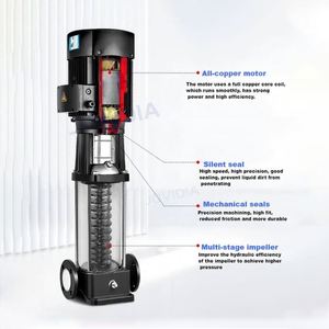 Pompe centrifuge multi-étages historique série CDL/CDLF en acier inoxydable 380V/220V haute pression pour l'irrigation commerciale - Product Image 3