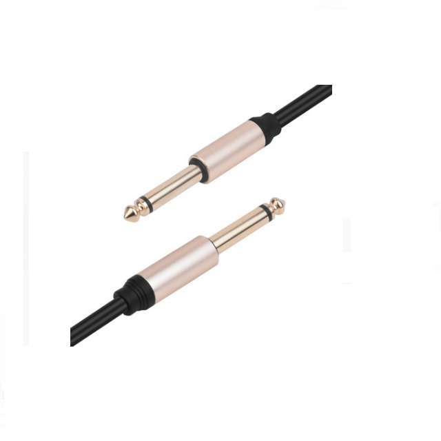 Professional Audio Jack 6.35 mm Mono Plug to 3.5 mm Mono Headphone Jack Cable