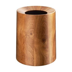 रचनात्मक विशाल 6l/12L लकड़ी के संगमरमर खड़े कचरा बाथरूम के लिविंग रूम के लिए लिलेस कचरा टोकरी को पी सकते हैं - Product Image 3