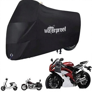 Housse de vélo en tissu Oxford Center Road 190T, polyester enduit argenté, imperméable, protection UV, protection contre la <span class=keywords><strong>neige</strong></span>, résistante au vent, pour motos - Product Image 3