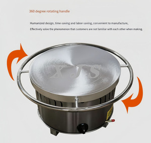 Máquina Profesional Comercial para Hacer Crepas y Pan Árabe, Máquina Rotatoria para Panqueques - Product Image 3