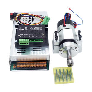 DC CNC broche sans brosse 400W refroidi par Air moteur de broche alimentation à découpage moteur pilote 55MM <span class=keywords><strong>pince</strong></span> <span class=keywords><strong>ER11</strong></span> CNC outils - Product Image 1