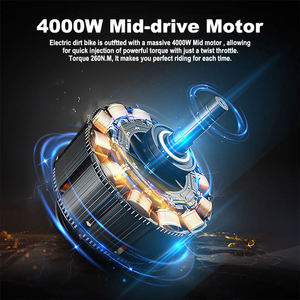 Minimoto de Alto Rendimiento de 3000w 4000w 5500w 48v60v para Adultos - Product Image 2