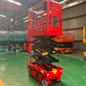 Elevador de Tijera Eléctrico Autopropulsado, con Batería, Certificado CE ISO, Estructura de Patas Plegables - Product Image 4