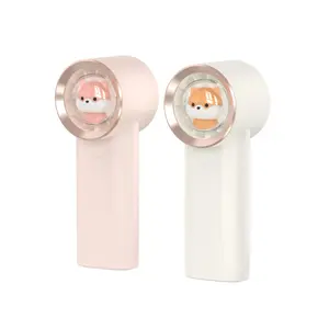 Creative Mini Hand held Cartoon Usb Rechargeable Cute Portable Small Electric Handy Pocket Turbo Handheld Fan