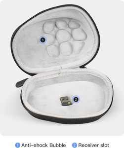 Étui rigide personnalisé en EVA pour <span class=keywords><strong>souris</strong></span>, antichoc, sac de rangement de voyage, pochette de protection portable pour <span class=keywords><strong>souris</strong></span> sans fil/Bluetooth - Product Image 2