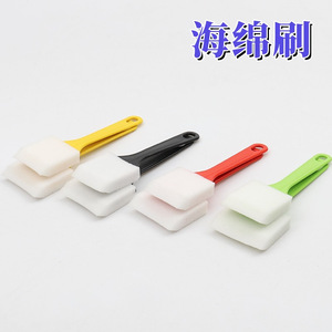 Sponge <b>Brush</b> Rectangle 12mm Thickness PP Plastic Handle For <b>Dust</b> Removal And Stain Cleaning Hardware Use - Product Image 5