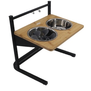 Rustik toptan yükseltilmiş yükseltilmiş Pet köpek özel Pet besleme Pet suluk besleyici - Product Image 1