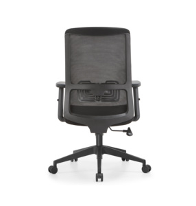 Silla de Oficina Ergonómica con Soporte Lumbar, Respaldo de Malla de Alta Elasticidad, Diseño Moderno, Base de Metal Cromado, Altura Ajustable, Giratoria - Product Image 5