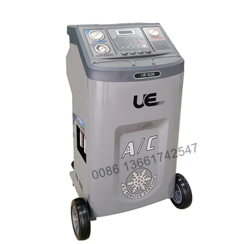 UE-AC626 Semi-automatic Refrigerant recovery and filling machine can realize recovery vacuuming and filling