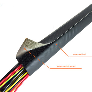 JP هوك وحلقة PVC على الوجهين استخدام غمد واقية ذاتية اللصق كابل الفيلكرو الأكمام - Product Image 4