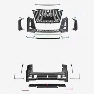 Ensamblaje de Parachoques Delantero y Trasero con Parrilla Plateada y Negra para <span class=keywords><strong>Sienna</strong></span> 2021 <span class=keywords><strong>2022</strong></span> 2023 2024, Kit de Carrocería Modificada, Accesorios Exteriores para Automóvil - Product Image 1