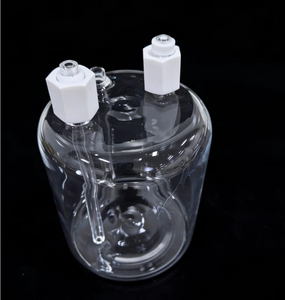 Kondensor Tabung Kaca Kuarsa Spiral Transparan Khusus, Botol Pengumpul Asam Laboratorium - Product Image 5