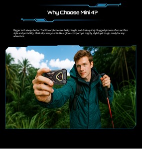 Cubot Mini, Teléfono Móvil Pequeño, 6+128GB, 4700mAh, Cámara Principal de 48MP, Pantalla de 4.7 Pulgadas, 4G, Android 15, NFC, Cubot Kingkong Mini 4 - Product Image 6