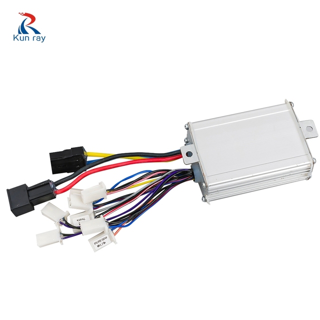24V/36V/48V 350W/500W/800W/1000W Brushed Electric Bicycle Controller Electric Bicycle Part Brush Controller