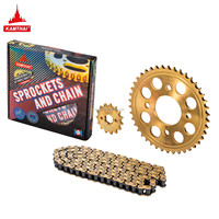 Kit Rantai dan Gir Motor KAMTHAI untuk Honda Cd70 Sonic 125cc 150R 428H 126L Set Gir dan Rantai 15 Gir Depan 42 Gir Belakang