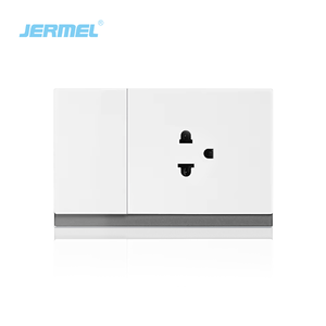 Nuovo Modello 118 Serie X7 Interruttore a Muro in Vetro con 1 <span class=keywords><strong>Presa</strong></span> AC, <span class=keywords><strong>Corrente</strong></span> Nominale 15A, 3 Poli, Interruttori a Muro Sudamericani 118*75mm, Copertura in PC - Product Image 1