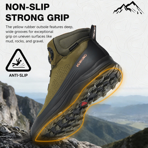 <span class=keywords><strong>Scarpe</strong></span> da <span class=keywords><strong>Trekking</strong></span> Impermeabili in <span class=keywords><strong>Pelle</strong></span> con Supporto alla Caviglia, Antiscivolo e con Forte Presa per Tutte le Stagioni - Product Image 3