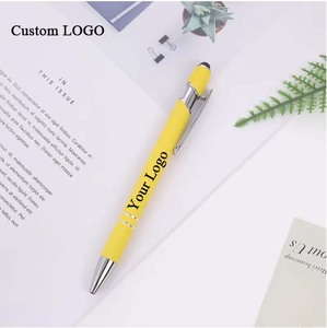 Custom Logo Ballpoint <b>Pen</b> for Business Events - Soft Feel and Spray Coated Plastic <b>Pen</b> - Product Image 1