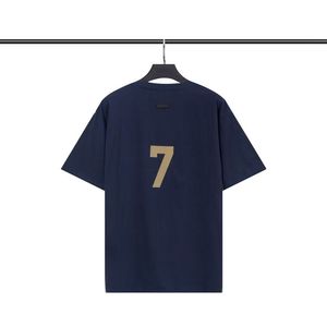 T-shirt unisexe FOG à manches courtes, tendance estivale, flocage 7 caractères, style streetwear décontracté et ample - Product Image 5