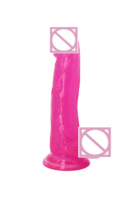 Heiße OEM-Videoprodukte für Sexmaschinen: Realistischer, Klarer, Kristall-Farbenfroher Dildo Sextoy – Sexspielzeug