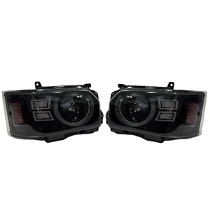Pour Toyota Hiace 2005-2018 : Ensemble de phares avant modifiés style Land, feux de jour LED 6000K 24V, ampoule H3 – Nouveau - Product Image 5
