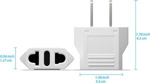 <span class=keywords><strong>Adattatore</strong></span> Convertitore di Presa da Europa a USA, da Europeo ad Americano, Canada, Messico, Tipo A - Product Image 5