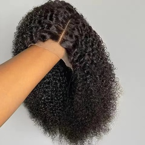 Compra al por mayor: Pelucas de cabello <span class=keywords><strong>humano</strong></span> rizado Kinky Bob sin pegamento, pelucas frontales de encaje HD brasileño, pelucas de cabello <span class=keywords><strong>humano</strong></span> <span class=keywords><strong>con</strong></span> encaje frontal completo para mujeres afroamericanas. - Product Image 1