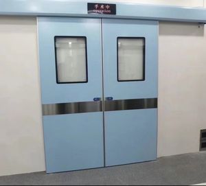 <span class=keywords><strong>Porte</strong></span> de salle d'opération de théâtre d'hôpital moderne en <span class=keywords><strong>acier</strong></span> inoxydable <span class=keywords><strong>Hormann</strong></span> avec observation visuelle Win Rolling Open Style - Product Image 6