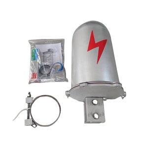Caja de Conexión de <span class=keywords><strong>Fibra</strong></span> Óptica Tipo Domo Metálico de <span class=keywords><strong>12</strong></span>, 24 y 48 Núcleos <span class=keywords><strong>ADSS</strong></span>/OPGW - Product Image 3
