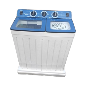 <span class=keywords><strong>Lave</strong></span>-<span class=keywords><strong>linge</strong></span> semi-automatique à double cuve robuste 10kg 13kg 15kg Bleu, large plage de tension, économie d'énergie, pour usage familial - Product Image 2