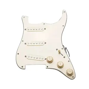 Bán buôn OEM Nạp ST phong cách guitar điện Prewired SSS Pickguard Guitar phần với pickups CTS Pickguard để bán