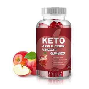 Gomitas de Vinagre de Sidra de Manzana Coreanas Orgánicas a Granel, Sin Azúcar, con Vitaminas, ACV OEM, Keto, con la Madre - Product Image 1