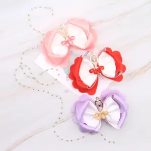 Lazos para el Cabello de Niña Personalizados, Coloridos, Bonitos y Económicos, con Diseño de Bailarina, para Niñas y Bebés - Product Image 1