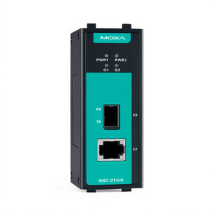 Convertidor de Ethernet a Fibra Óptica Moxa IMC-21GA 10/100Mbps con Ranura SFP para Uso Industrial - Product Image 2