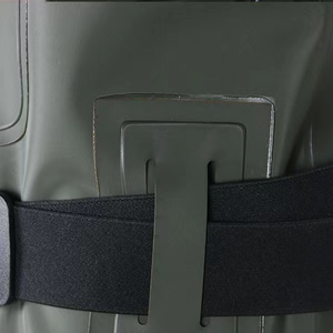 Pantalons de pêche imperméables et respirants en PVC avec fermeture éclair sur le devant, semelle intermédiaire en acier, bottes de pêche unisexes - Product Image 3
