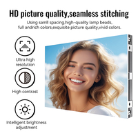 Panneau mural LED d'intérieur facile à installer 640*480mm P1.25/P1.53/P1.86/P2/P2.5 Écran LED couleur pleine HD Mur vidéo LED Animation numérique