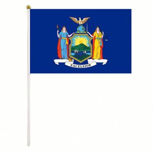 Event or Festival High Quality Custom Polyester New Mexico Hand Waving <b>Flags</b> - Product Image 2