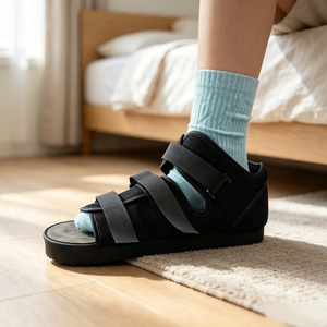 Bota Médica <span class=keywords><strong>de</strong></span> Yeso con Suela Plana <span class=keywords><strong>de</strong></span> EVA y Malla Transpirable Ligera, con Suela Exterior <span class=keywords><strong>de</strong></span> TPR, para Fracturas Postoperatorias - Product Image 4