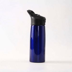 Modern Stainless Steel Tumbler Double Wall Vacuum Insulated Red Blue Travel <b>Bottle</b> With Lid - Product Image 5