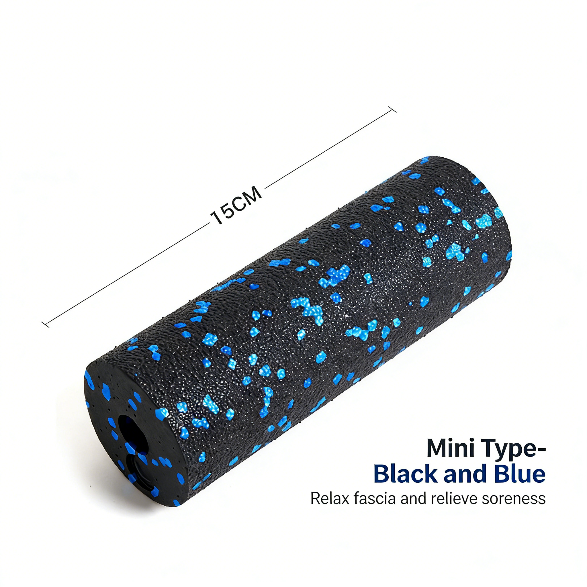 Creux noir et bleu 15*5.3cm