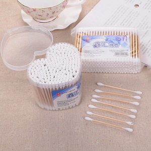 Sinwuas Coton-tiges en coton 500 pièces, double extrémité, en bois, polyvalents pour bébé et usage général - Product Image 4