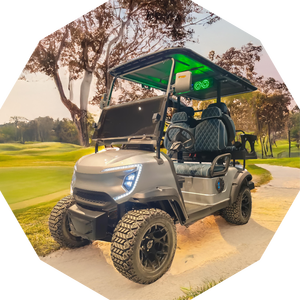 Mini voiturette de golf électrique au lithium 72V à prix compétitifs 4 + 2 places - Product Image 4