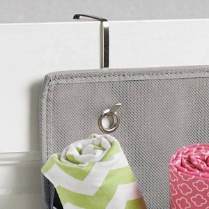 Best Over-the-Door Wire Rack with Hanging Sundries Pocket Organizer Foldable Fabric <b>Storage</b> Bags for Tools Jewelry <b>Shelf</b> <b>Storage</b> - Product Image 3