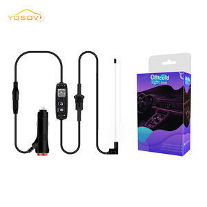 Yosovlamp nouvelle voiture LED atmosphère intérieure lumière contrôle central ligne lumineuse Clip bord pour Golf Versa Tucson Tiida voiture de ville - Product Image 1