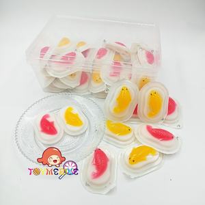 Venta al por mayor Halal nueva carpa gelatina pudín caramelo afrutado dulce pescado forma <span class=keywords><strong>ingredientes</strong></span> azúcar botella embalaje - Product Image 6