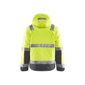 BLAKLADER - 487019873396XXL Chaqueta de invierno Hi-vis Amarillo/Gris medio-EAN 7330509673577 ROPA DE TRABAJO DE LA HI-VIS - Product Image 2
