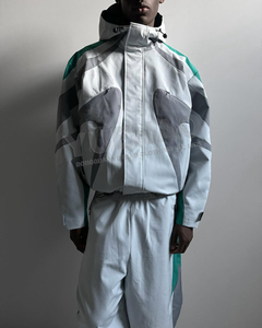 <span class=keywords><strong>Anorak</strong></span> con capucha de nailon personalizado y cremallera, <span class=keywords><strong>impermeable</strong></span>, a prueba de viento, para lluvia, Softshell, suave, para senderismo, rompevientos, chaqueta cortavientos para hombre - Product Image 3