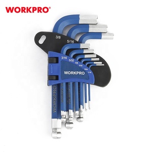 Bộ Chìa Khóa Lục Giác WORKPRO 9 Chiếc, Cờ Lê Lục Giác Đo Bóng Số Liệu Bằng Thép Chrome-vanadi Màu Xanh Dương - Product Image 3